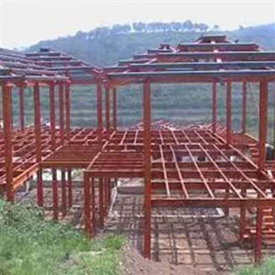 Konut çizimlerinin prefabrik çok katlı çelik yapı binası